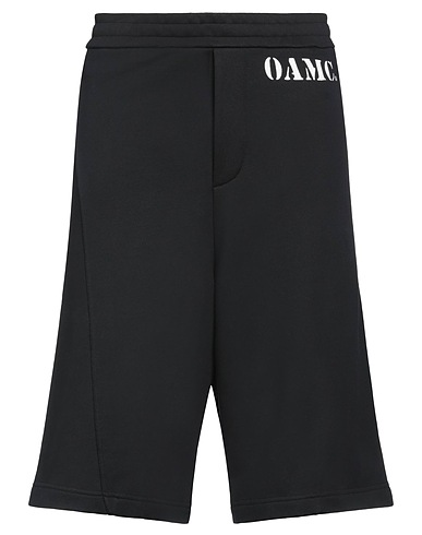OAMC Shorts & Bermuda Black 100% Organic cotton