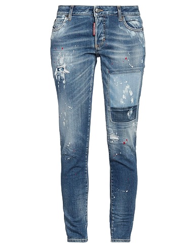 DSQUARED2 Denim trousers Blue 99% Cotton, 1% Elastane