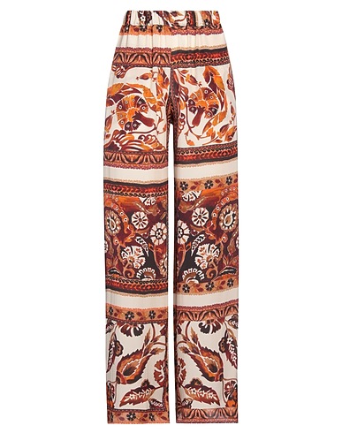 ANTONELLI Casual trouser Rust 73% Viscose, 27% Silk