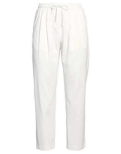 PEOPLE OF SHIBUYA Pantalone Bianco 63% Cotone, 30% Poliestere, 7% Elastan