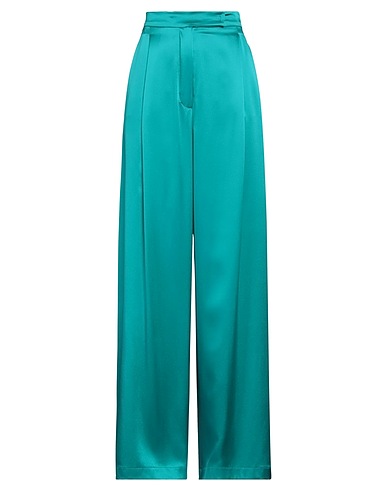 MAX MARA パンツ エメラルド シルク 100%