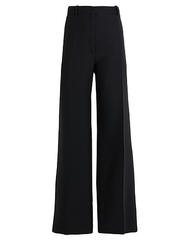 VALENTINO GARAVANI Pantalone Nero 65% Lana Vergine, 35% Seta