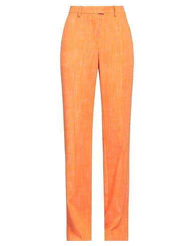 ETRO Casual trouser Orange 86% Viscose, 14% Polyester