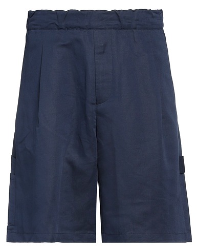 LOW BRAND Shorts & Bermudas Marineblau 54% Leinen, 46% Baumwolle