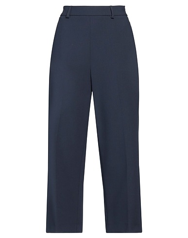 MAX&Co. Casual trouser Navy blue 64% Polyester, 31% Viscose, 5% Elastane