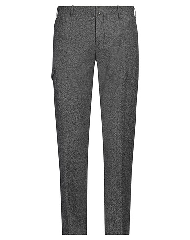 INCOTEX Casual trouser Black 56% Virgin Wool, 44% Cotton
