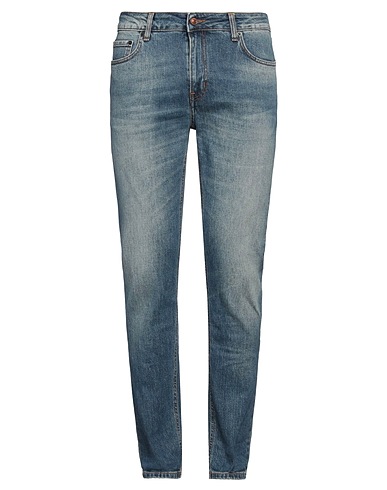 HAIKURE Denim trousers Blue 99% Cotton, 1% Elastane