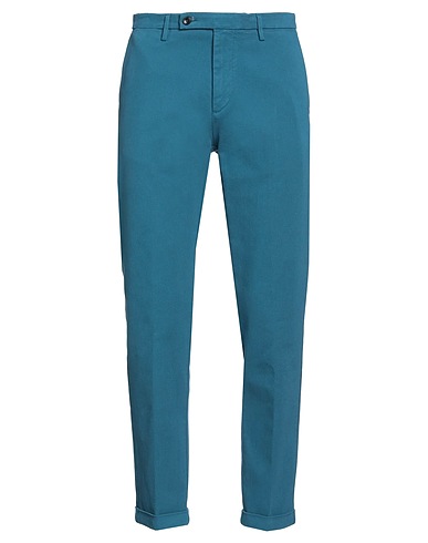 HARMONT & BLAINE Casual pants Pastel blue 97% Cotton, 3% Elastane