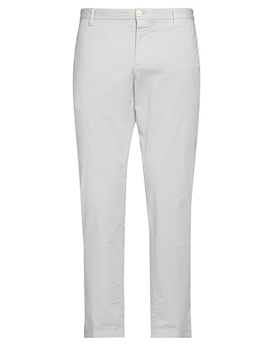 AT.P.CO Casual pants Light grey 97% Cotton, 3% Elastane