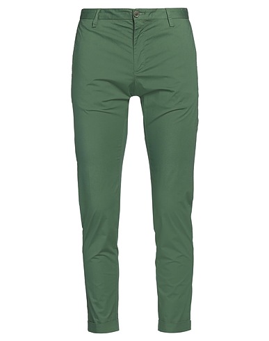 AT.P.CO Casual trouser Military green 97% Cotton, 3% Elastane
