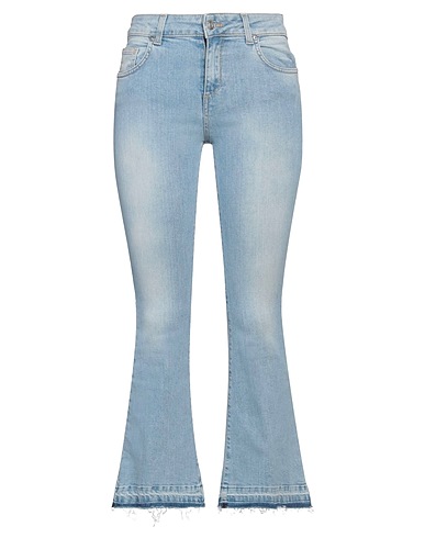 VICOLO Denim trousers Blue 98% Cotton, 2% Elastane