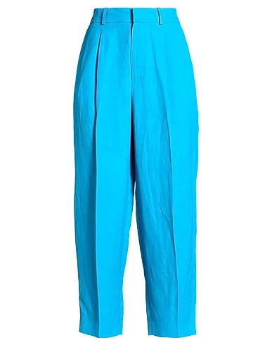 PT Torino Casual trouser Azure 76% Viscose, 24% Linen