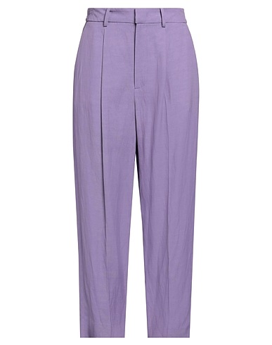 PT Torino Casual trouser Mauve 76% Viscose, 24% Linen