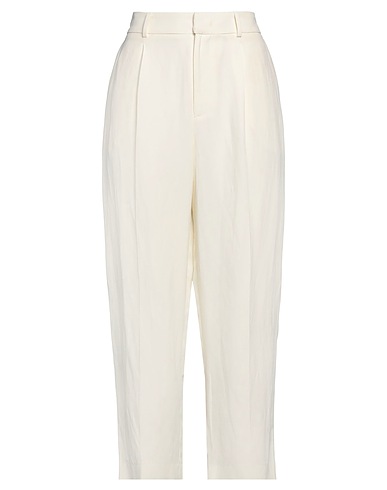 PT Torino Casual trouser Cream 76% Viscose, 24% Linen