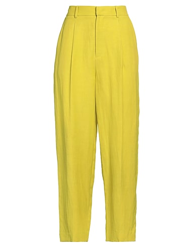 PT Torino Casual pants VERDE LIME 76% Viscose, 24% Linen