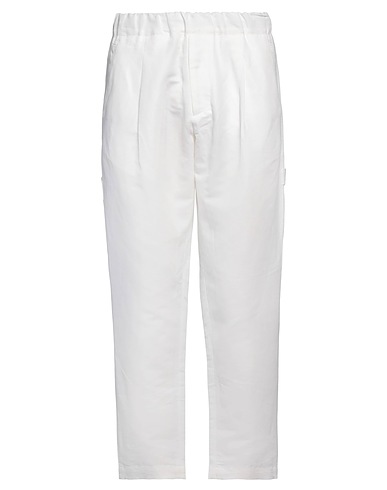 LOW BRAND Pantalone Bianco 54% Lino, 46% Cotone