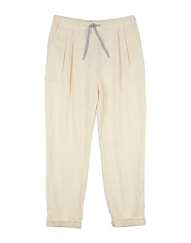 BRUNELLO CUCINELLI Casual trouser Beige 100% Linen