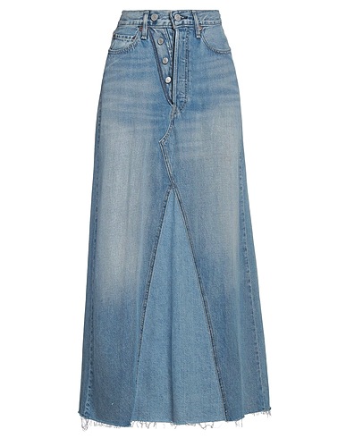 GANNI x LEVI'S Denim skirt Blue 100% Cotton