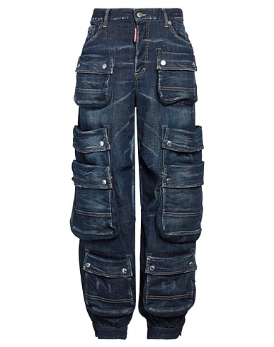 DSQUARED2 Denim trousers Blue 98% Cotton, 2% Elastane