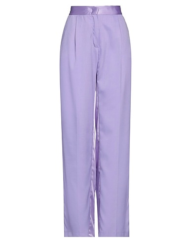 IMPERIAL Casual pants Lilac 96% Polyester, 4% Elastane, Acetate, Viscose