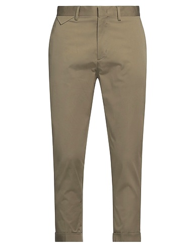 LOW BRAND Pantalone Verde militare 98% Cotone, 2% Elastan