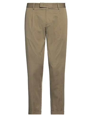 LOW BRAND パンツ VERDE MILITARE コットン 98% / ポリウレタン 2%