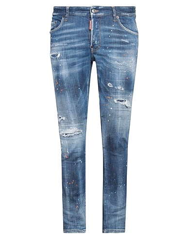 DSQUARED2 Denim pants Blue 93% Cotton, 4% Polyester, 3% Elastane
