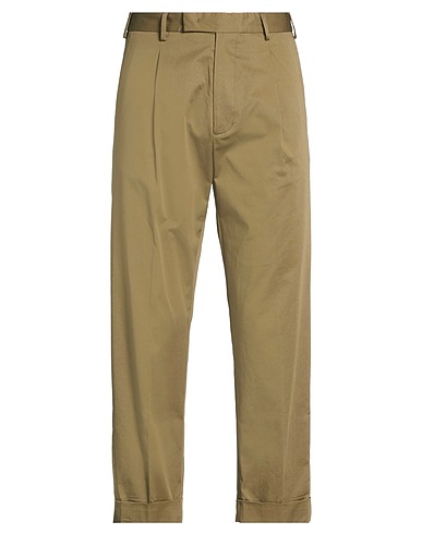 LOW BRAND Casual pants Military green 98% Cotton, 2% Elastane