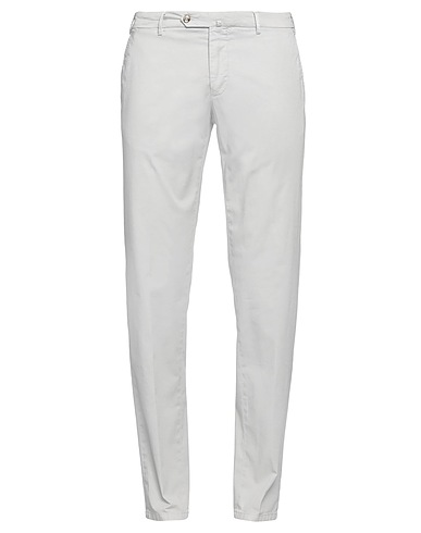 L.B.M. 1911 Casual trouser Light grey 98% Cotton, 2% Elastane