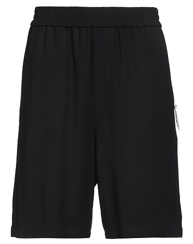 AMI ALEXANDRE MATTIUSSI Shorts & Bermuda Black 55% Viscose, 45% Wool