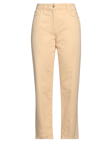 PATRIZIA PEPE Denim trousers Beige 100% Cotton