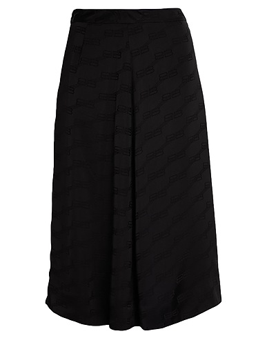 BALENCIAGA Midi skirt Black 100% Viscose