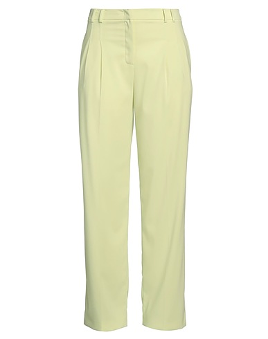 PATRIZIA PEPE Casual trouser Lime green 97% Polyester, 3% Elastane