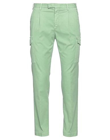 PT Torino Casual trouser Light green 97% Cotton, 3% Elastane