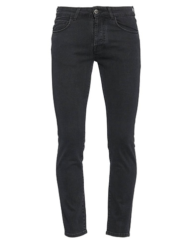 REIGN Denim trousers Black 98% Cotton, 2% Elastane