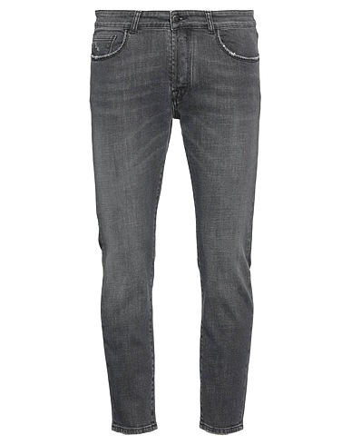 REIGN Denim trousers Black 98% Cotton, 2% Elastane