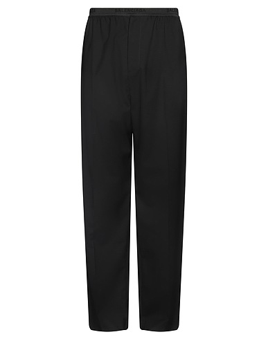 BALENCIAGA Casual pants Black 100% Cotton, Polyester, Polyamide, Rubber