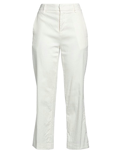 DONDUP Pantalone Bianco 54% Lino, 43% Lyocell, 3% Elastan