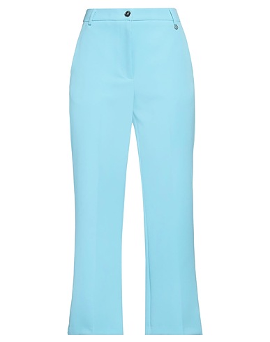PLEASE Pantalone Celeste 89% Poliestere, 11% Elastan