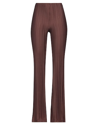 PLEASE Casual pants Dark brown 100% Polyester