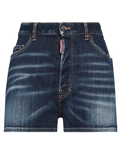 DSQUARED2 Denim shorts Blue 99% Cotton, 1% Elastane