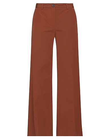 SOLOTRE Casual trouser Brown 51% Polyamide, 49% Cotton