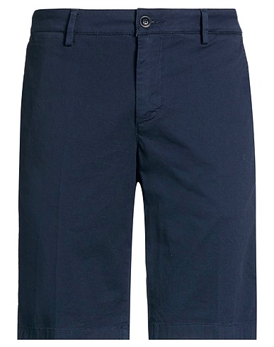 TELERIA ZED Shorts & Bermuda Navy blue 97% Cotton, 3% Elastane