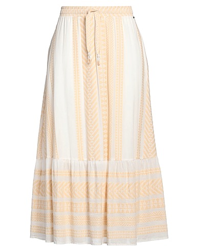 MARINA SPORT by MARINA RINALDI Maxi Skirts Beige 100% Cotton
