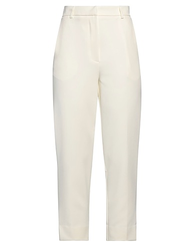 SOLOTRE Hosen Elfenbein 88% Polyester, 12% Elastan, Acetat, Viskose