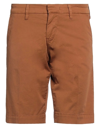 FAY Shorts & Bermuda Brown 97% Cotton, 3% Elastane