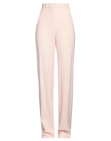 MAX MARA STUDIO Casual trouser Light pink 100% Virgin Wool