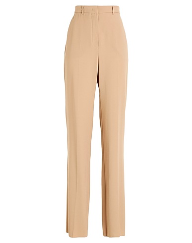 MAX MARA STUDIO Pantalone Cammello 100% Lana Vergine