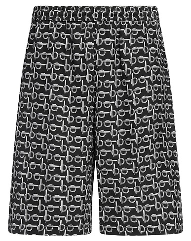 BURBERRY PRORSUM Shorts & Bermuda Black 100% Silk