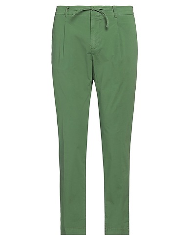 MANUEL RITZ Casual trouser Military green 97% Cotton, 3% Elastane
